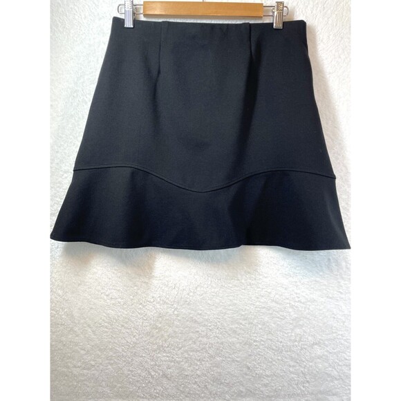 Loft Black Skirt Small Mini Skirt Black Small Sporty Preppy Soft Skirt Stretch S - Picture 2 of 9